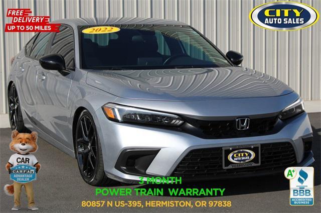used 2022 Honda Civic car, priced at $25,000