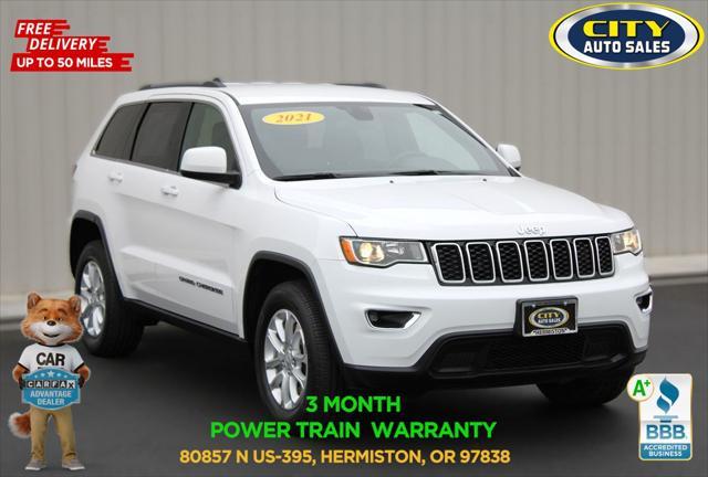 used 2021 Jeep Grand Cherokee car, priced at $25,619