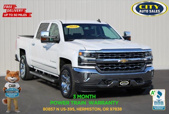 used 2018 Chevrolet Silverado 1500 car, priced at $36,410