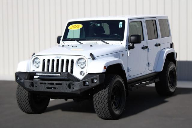 used 2018 Jeep Wrangler JK Unlimited car, priced at $31,209