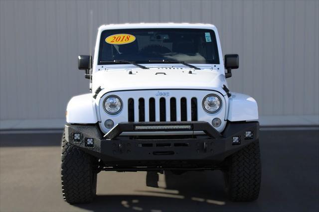 used 2018 Jeep Wrangler JK Unlimited car, priced at $31,209