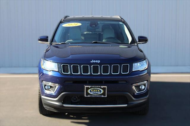 used 2021 Jeep Compass car, priced at $20,000