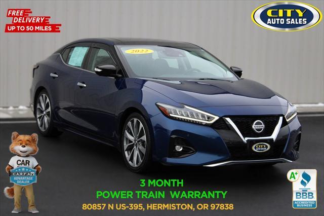 used 2022 Nissan Maxima car, priced at $25,418