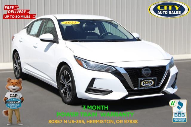 used 2021 Nissan Sentra car, priced at $16,877