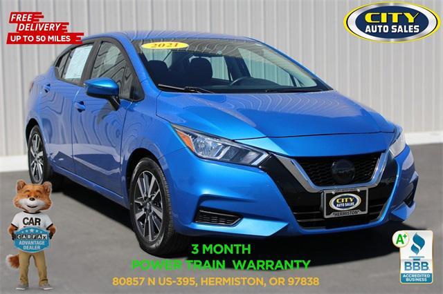 used 2021 Nissan Versa car, priced at $14,483
