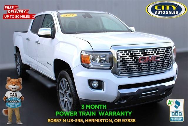 used 2017 GMC Canyon car, priced at $24,522