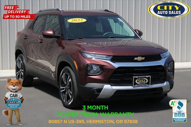 used 2022 Chevrolet TrailBlazer car, priced at $21,248