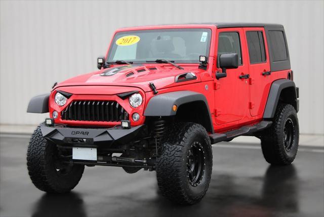 used 2017 Jeep Wrangler Unlimited car, priced at $24,000