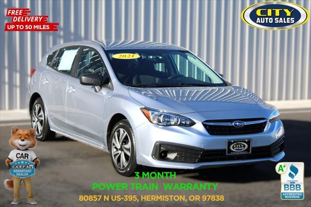 used 2021 Subaru Impreza car, priced at $17,389