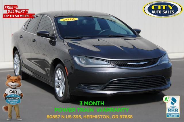 used 2016 Chrysler 200 car, priced at $12,659