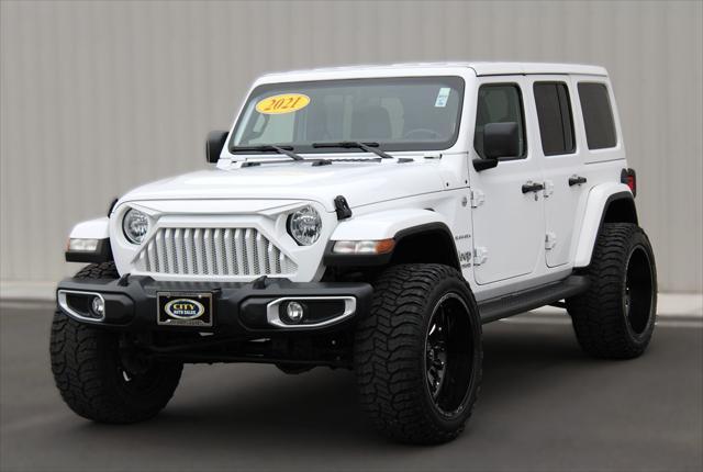 used 2021 Jeep Wrangler Unlimited car, priced at $32,352