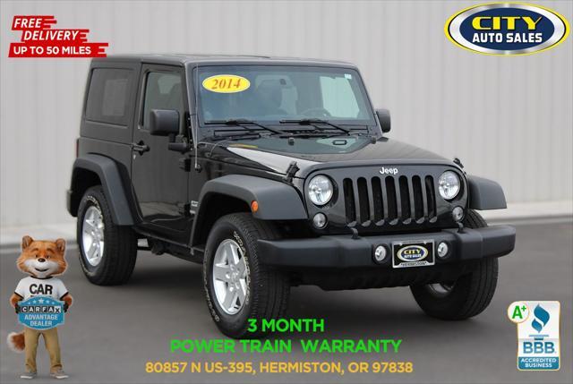 used 2014 Jeep Wrangler car, priced at $16,402