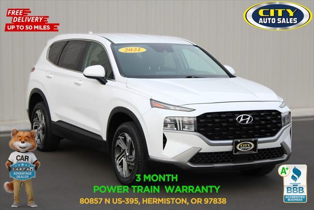 used 2021 Hyundai Santa Fe car, priced at $19,302