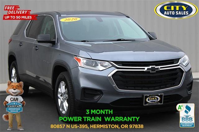 used 2020 Chevrolet Traverse car, priced at $18,135