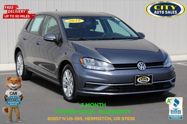 used 2021 Volkswagen Golf car, priced at $16,912