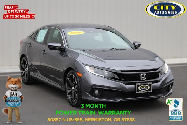 used 2020 Honda Civic car, priced at $20,367