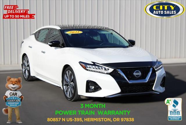 used 2021 Nissan Maxima car, priced at $27,854