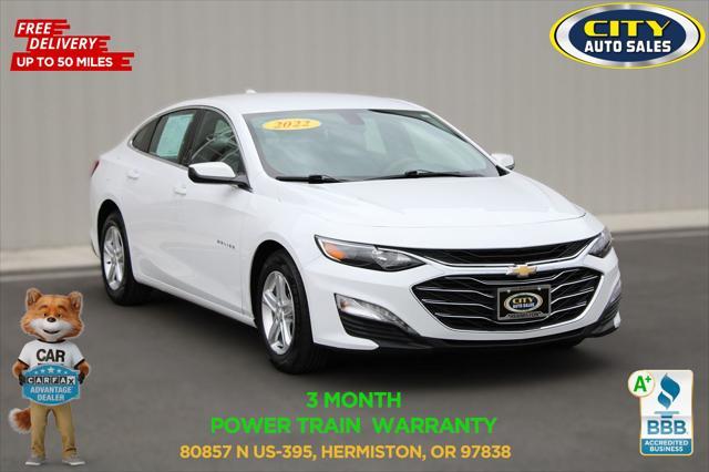 used 2022 Chevrolet Malibu car, priced at $17,498