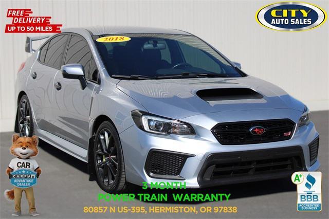 used 2018 Subaru WRX STI car, priced at $23,480
