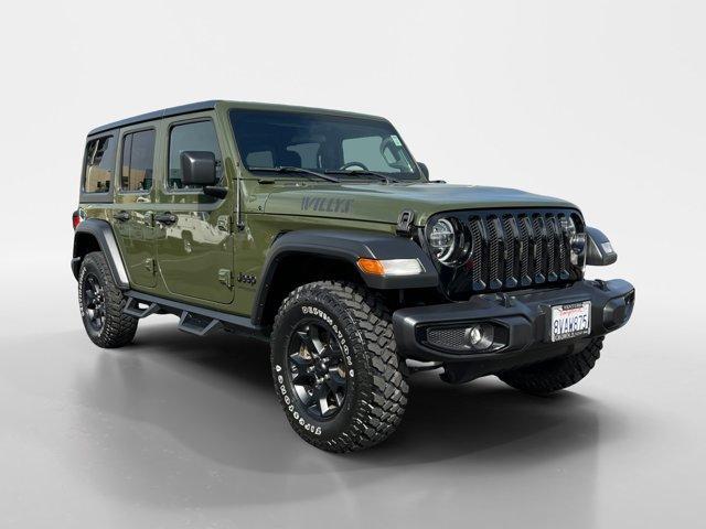 used 2021 Jeep Wrangler Unlimited car, priced at $37,375