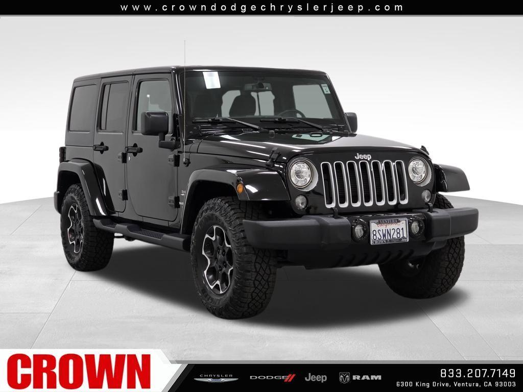 used 2017 Jeep Wrangler Unlimited car, priced at $19,672