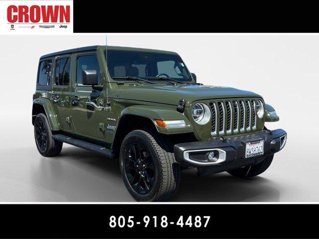 used 2021 Jeep Wrangler Unlimited 4xe car, priced at $36,359