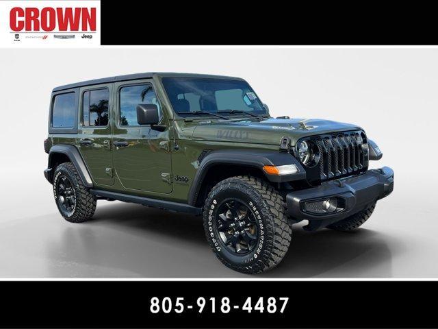 used 2021 Jeep Wrangler Unlimited car, priced at $33,991