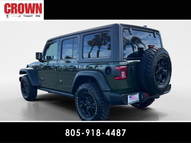 used 2021 Jeep Wrangler Unlimited car, priced at $33,991