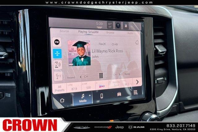 new 2025 Ram 1500 car, priced at $46,277