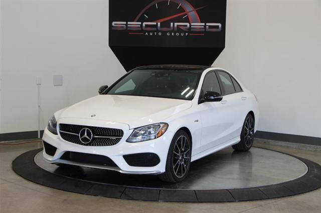 used 2017 Mercedes-Benz AMG C 43 car, priced at $27,495