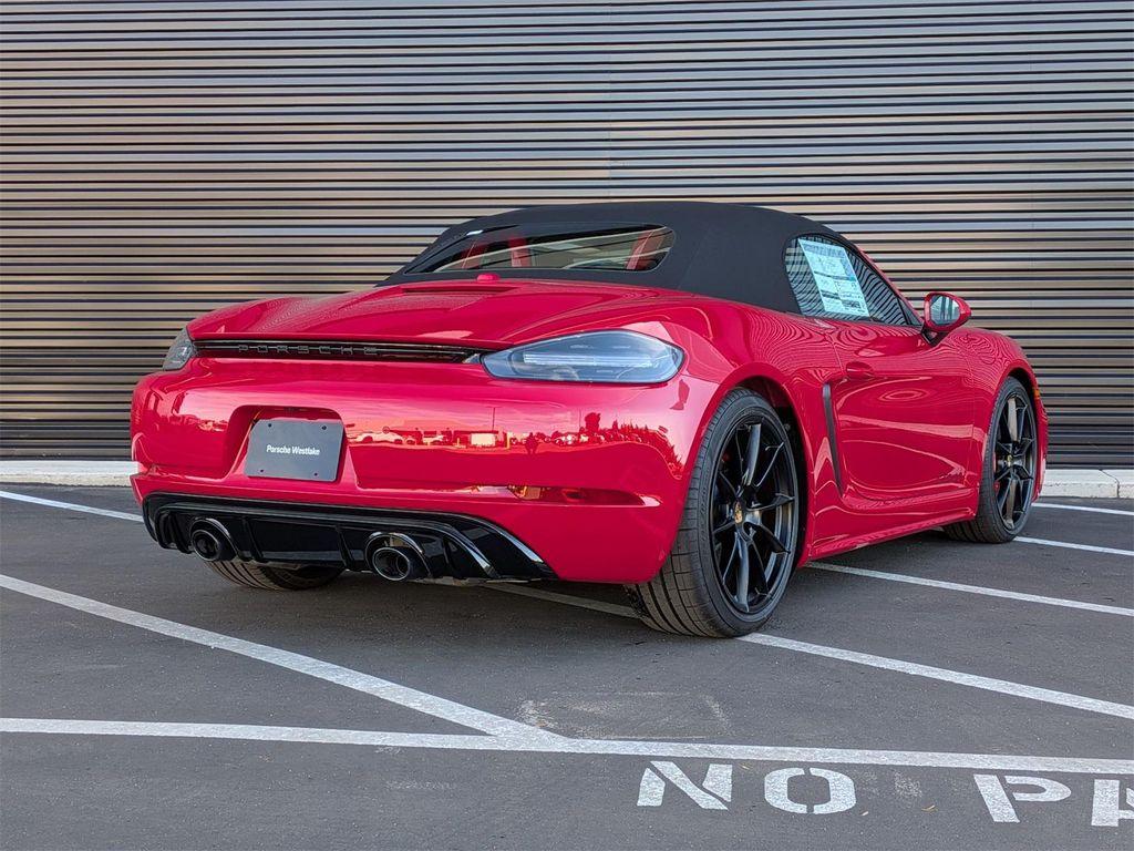 new 2025 Porsche 718 Boxster car, priced at $134,915