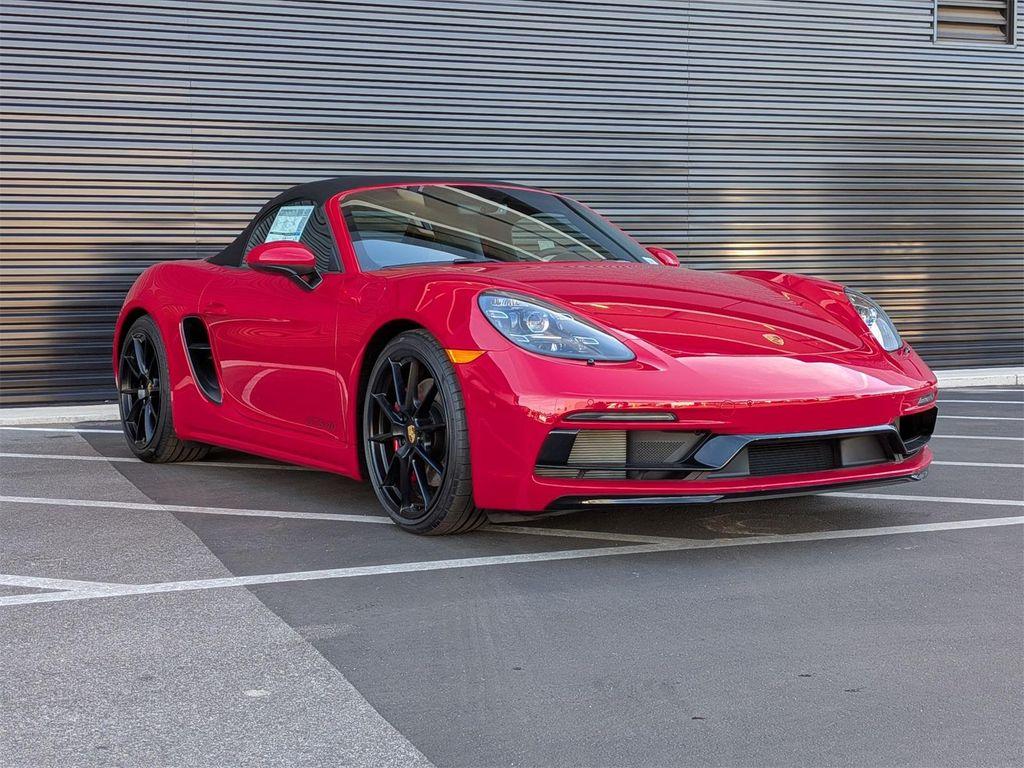 new 2025 Porsche 718 Boxster car, priced at $134,915