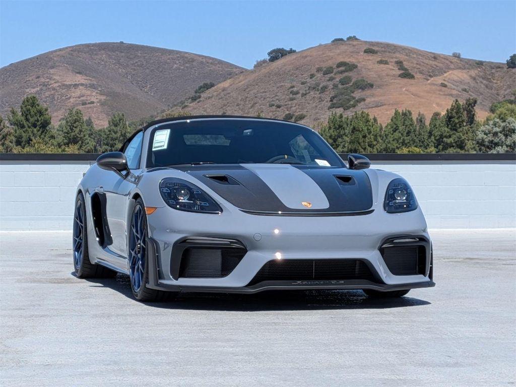 new 2025 Porsche 718 Spyder car, priced at $217,495