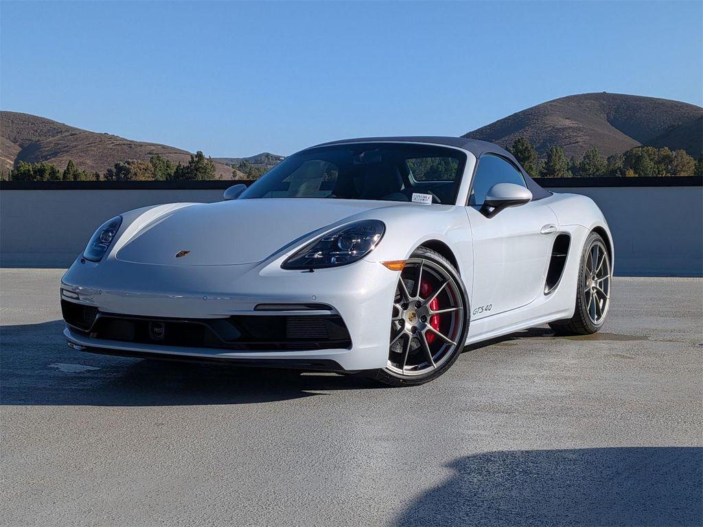 new 2025 Porsche 718 Boxster car, priced at $140,025
