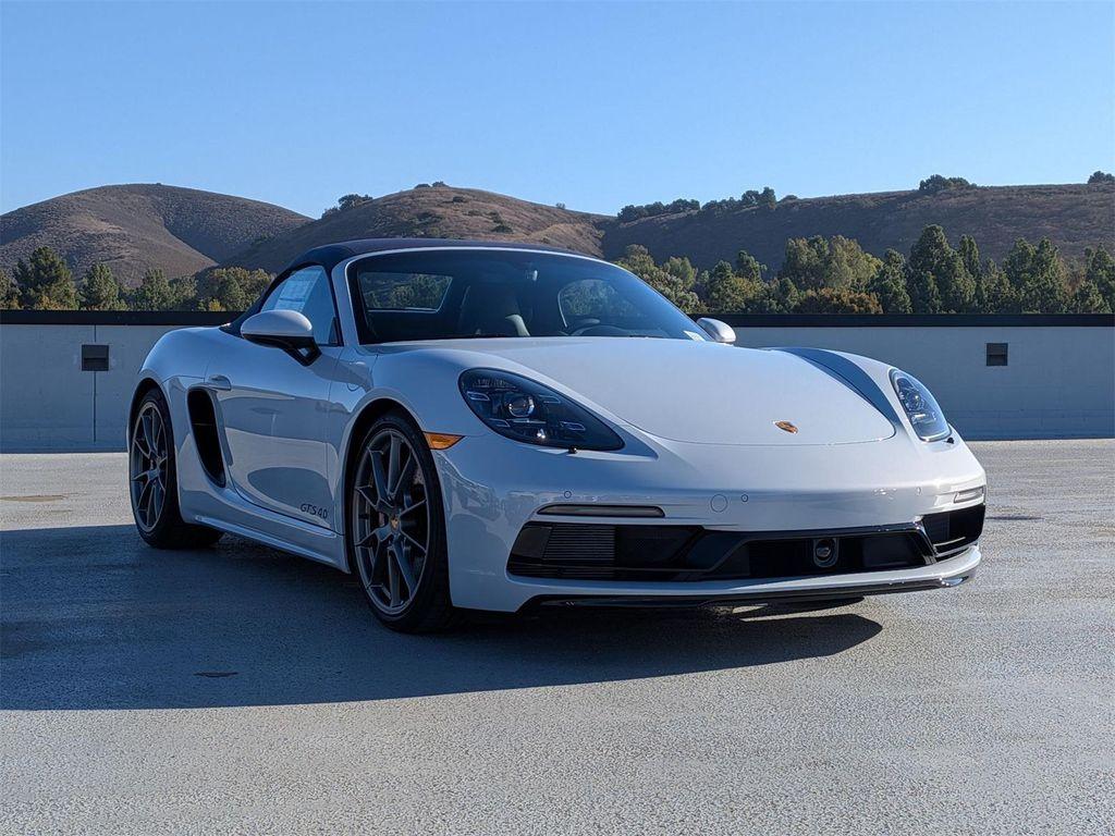 new 2025 Porsche 718 Boxster car, priced at $140,025