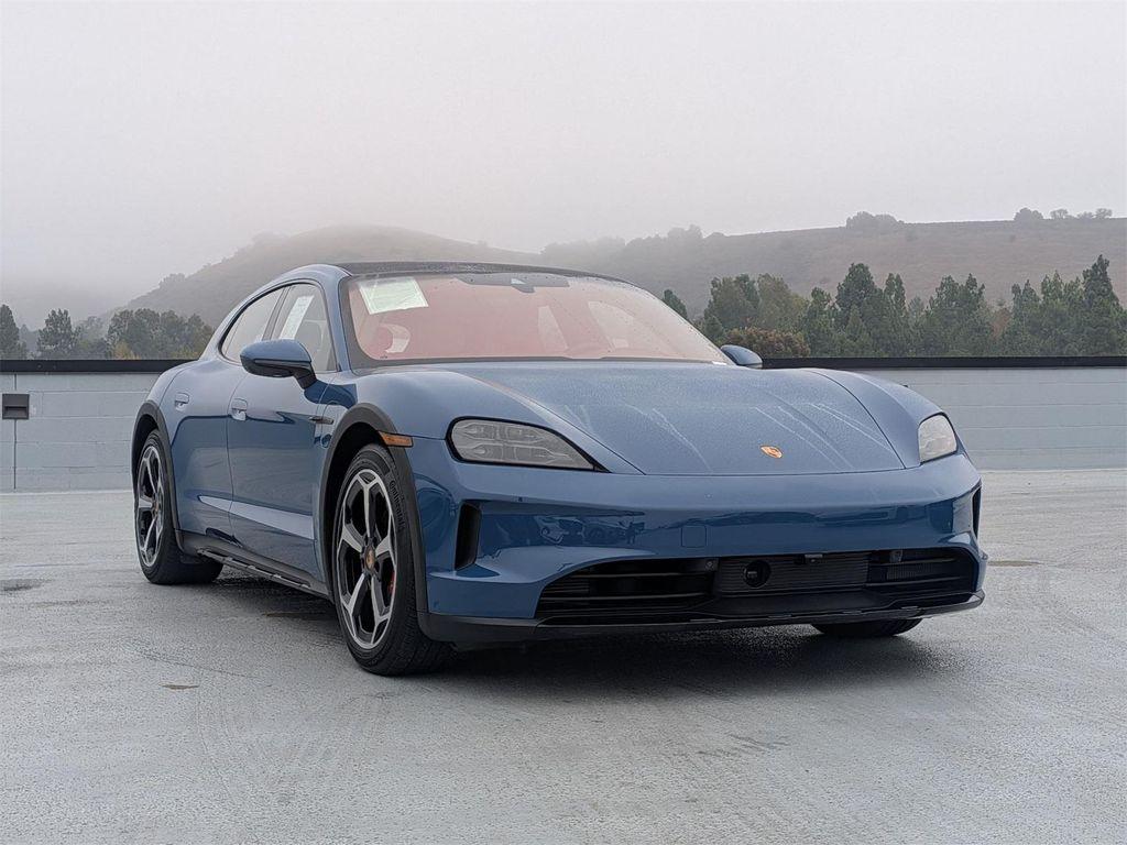 used 2025 Porsche Taycan car, priced at $138,055
