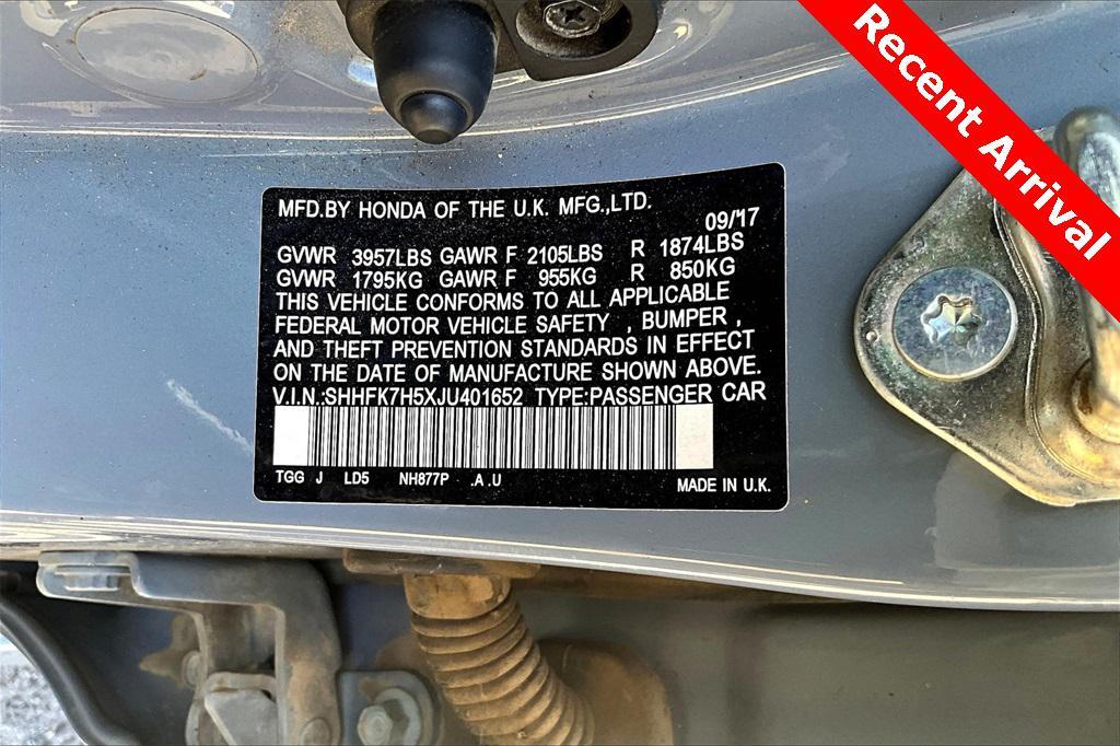 used 2018 Honda Civic car, priced at $18,979