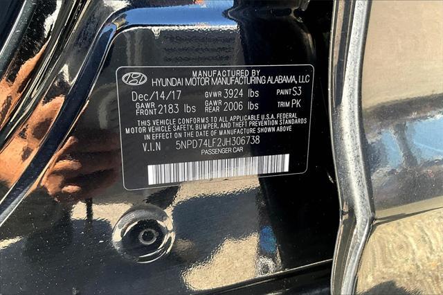 used 2018 Hyundai Elantra car, priced at $10,579