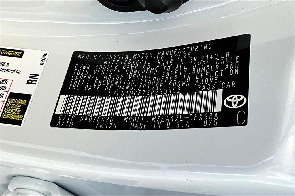 used 2025 Toyota Corolla car, priced at $25,421