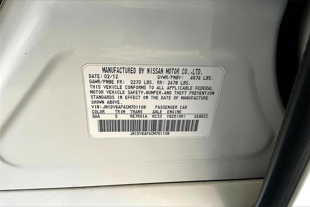 used 2012 INFINITI G25 car, priced at $8,473