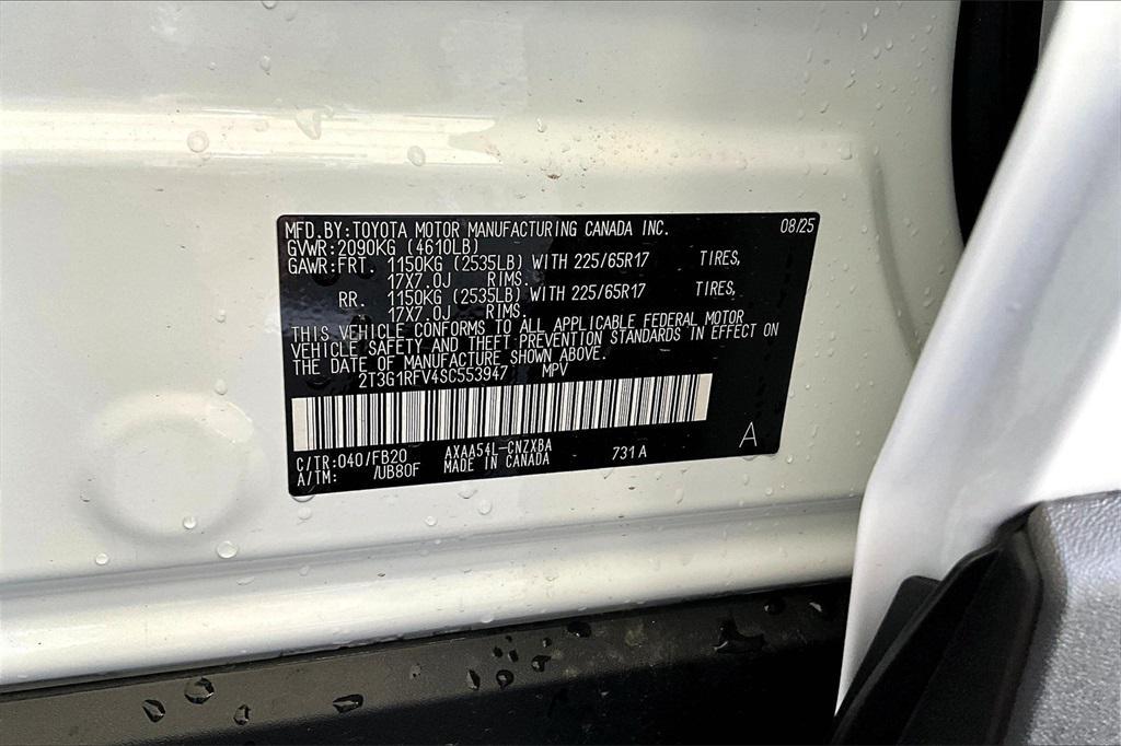 new 2025 Toyota RAV4 car, priced at $33,564