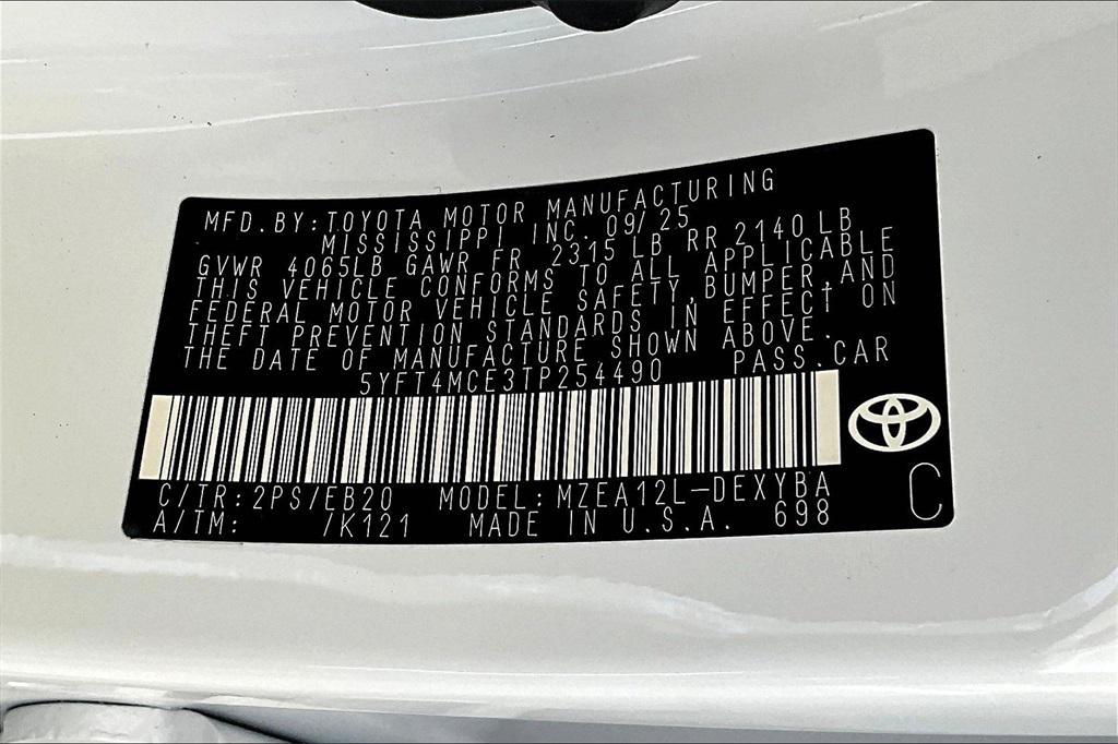 new 2026 Toyota Corolla car, priced at $31,519