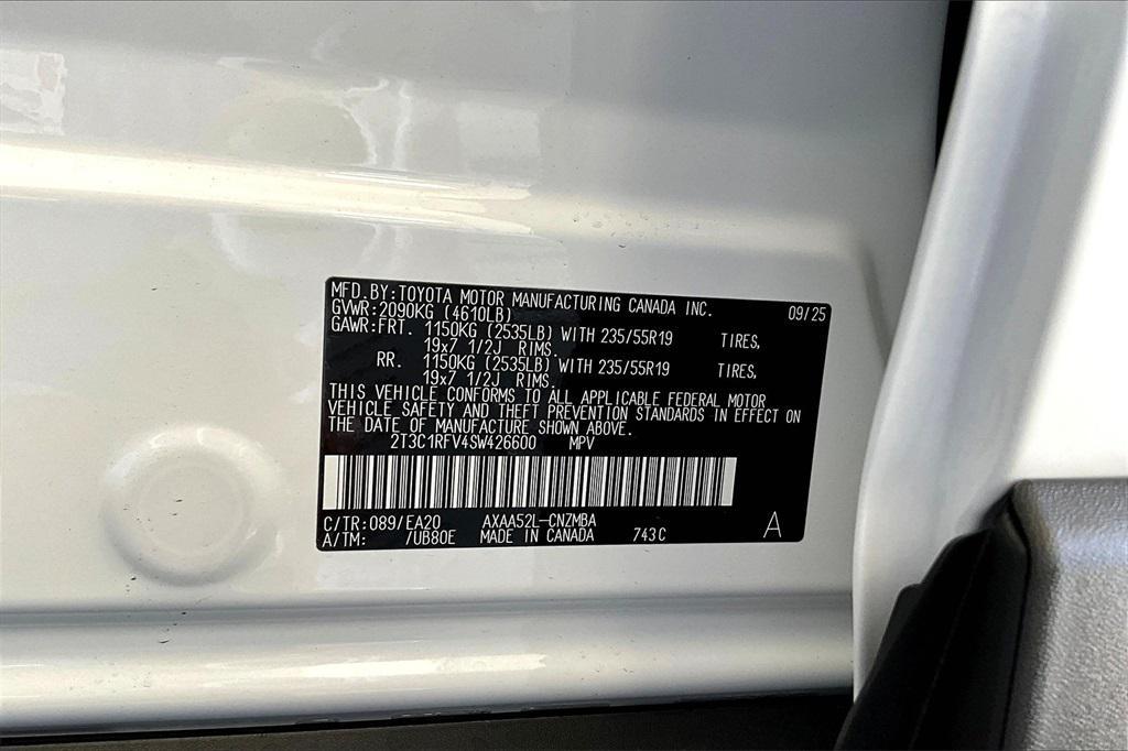 new 2025 Toyota RAV4 car, priced at $39,743