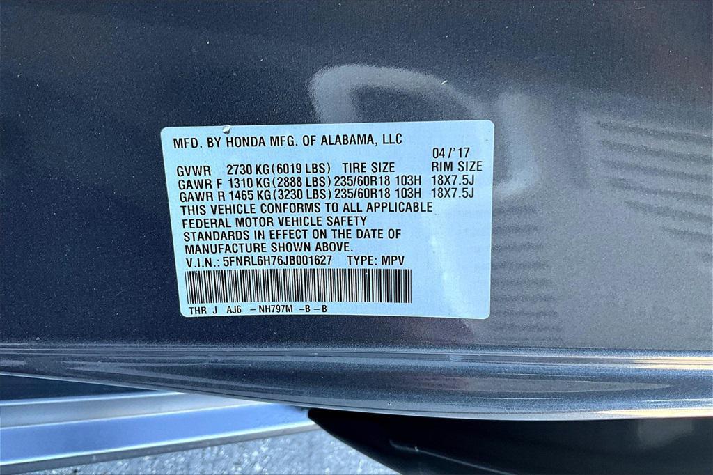 used 2018 Honda Odyssey car, priced at $23,695
