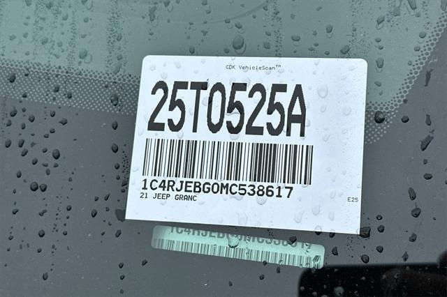 used 2021 Jeep Grand Cherokee car, priced at $29,995