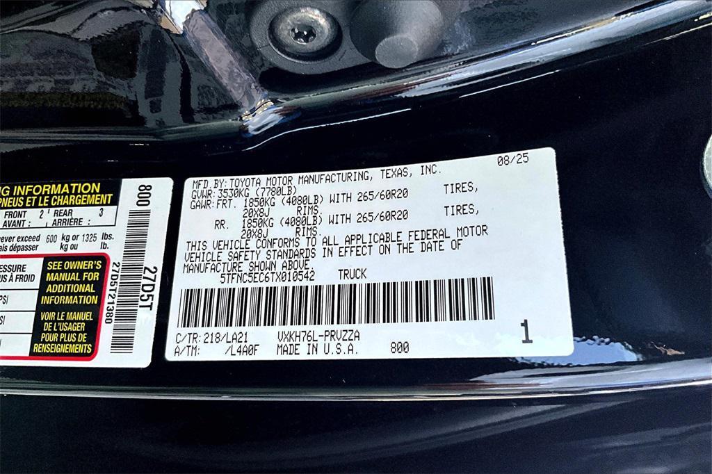 new 2026 Toyota Tundra Hybrid car, priced at $77,112