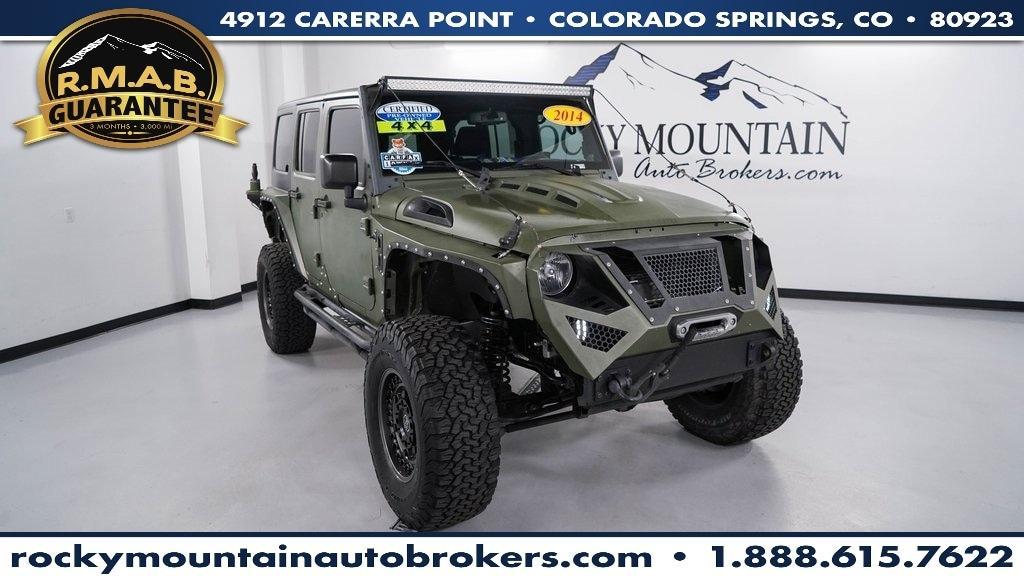 used 2014 Jeep Wrangler Unlimited car, priced at $24,400