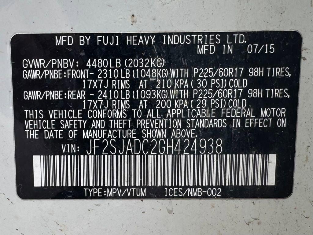 used 2016 Subaru Forester car