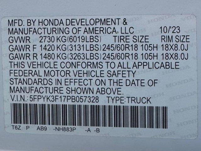 used 2023 Honda Ridgeline car, priced at $31,998
