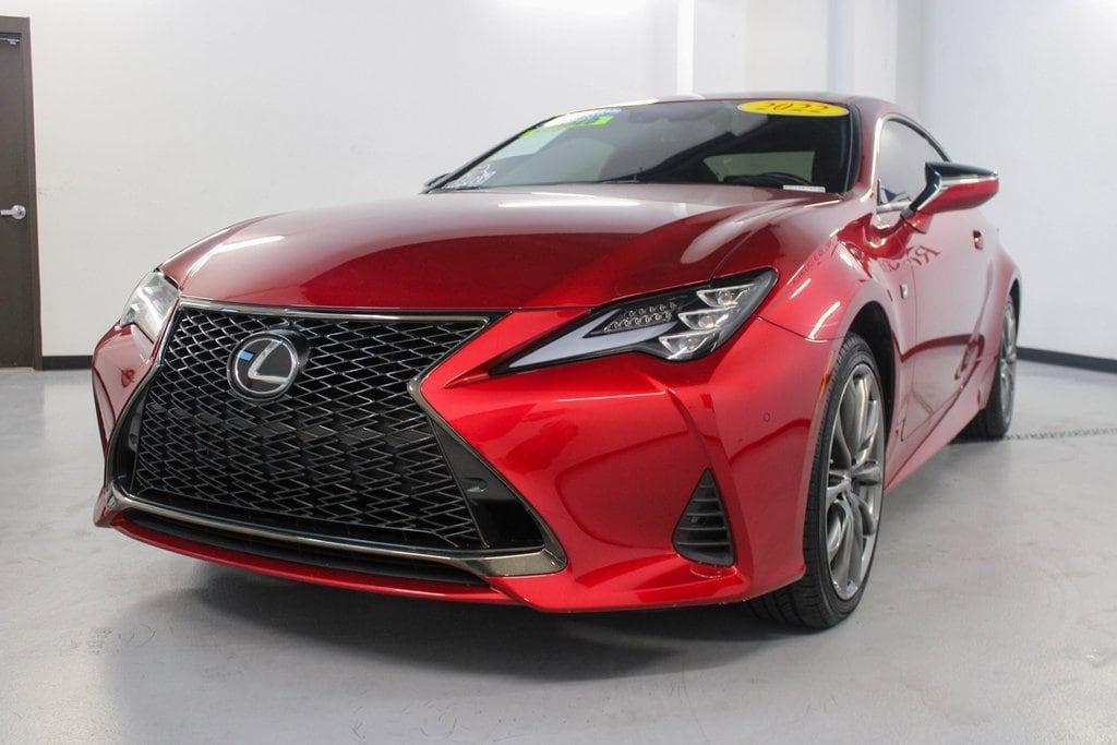 used 2022 Lexus RC 350 car, priced at $42,000